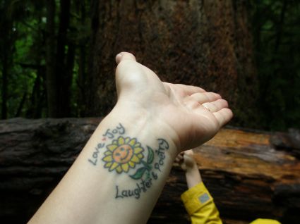 Sunflower Tat On Wrist